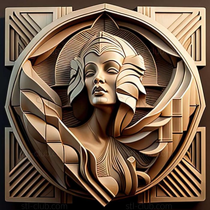 3D model art deco (STL)